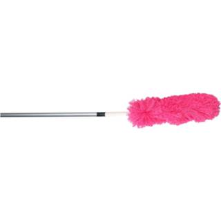 👉 Telescoopstang roze Microvezel Plumeau/duster Met Telescoopsteel 75 - 150 Cm?- Huishuidelijke Producten/schoonmaken/afstoffen 8720576012154