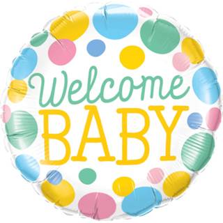 👉 Folie multikleur Folat Ballon Geboorte 45 Cm 7144455389600