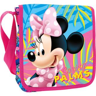 👉 Schoudertas polyester multikleur Disney Minnie Mouse Spring Palms - 25 X 21 6 Cm Multi 5901130066872