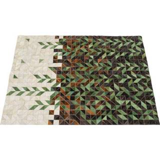 👉 Vloerkleed antraciet leder a-symmetrisch patroon active Kare Snippet Forest 170x240cm 4025621522386