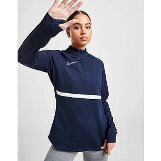 👉 Wit XS vrouwen Nike Academy 1/4 Zip Training Top Dames - Obsidian/White/White/White 194502289336