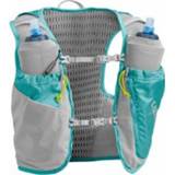 👉 Camelbak - Women's Ultra Pro Vest 34oz - Hardloopbodywarmer maat M, grijs/turkoois