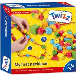 👉 Hout multikleur Twizz Sieradenset Mijn Eerste Ketting Junior 3-6 Jaar 26-delig 8711866670017