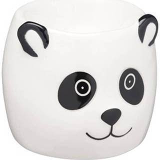👉 Eierdop keramiek multikleur Eierdopje Panda - H 5,5cm Kitchencraft 5028250797865