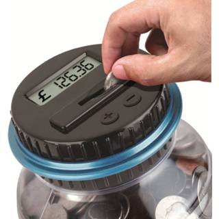 👉 Digital Counting Money Coin Bank voor Amerikaanse dollar