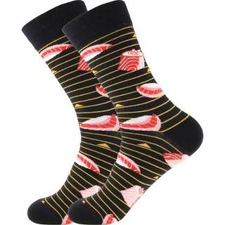 👉 Sokken active 3 paar herfst en winter getijden kleurrijke fruit tube katoenen sokken, type: 4 (EUR 36-42)