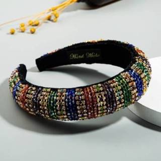 👉 Spons active Kleurrijke strass hoofdband luxe volledige (kleur)