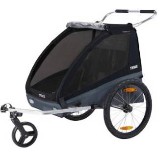 👉 Zwart jongens kinderen THULE Kinderfietskar Coast er XT Black 872299048526