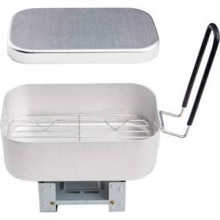 👉 Lunchbox aluminium klein active Outdoor Reizen Camping Draagbare Opvouwbare Retro Klein, Stijl: En Stoomrek Opvouwbaar Fornuis