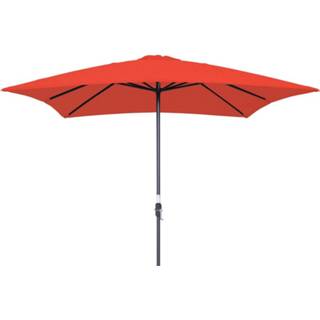 👉 Parasol rood polyester Garden Impressions - Lotus 250x250 8713002112870