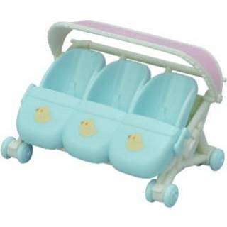 Wandel wagen kleurrijk meisjes Sylvanian Families ® Driepersoons wandelwagen 5054131055335