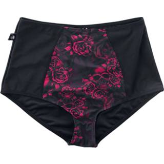 👉 Bikini slip m zwart vrouwen Black Premium by EMP - Schwarze High Waist Bikinihose mit Skull & Roses Motiv 4060587957698 4060587957681 4060587957674 4060587957704 4060587957711