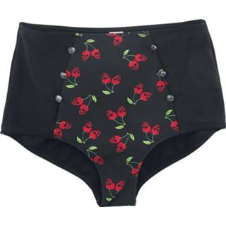 👉 Bikini slip m zwart vrouwen Rock Rebel by EMP - Schwarze Bikinihose mit Rockabilly-Print und Knöpfen 4064854021952 4064854021945 4064854021938 4064854021969 4064854021976