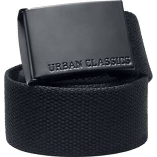 👉 Riem zwart canvas unisex Urban Classics - Colored Buckle Belt 4053838729830