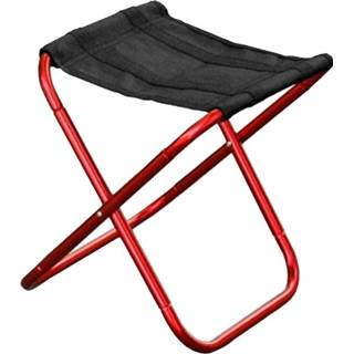 👉 Kruk rood 25 active Outdoor draagbare opvouwbare kruk, maat: * 22 26cm (rood)