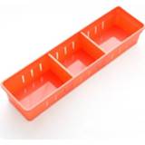 👉 Bestek oranje active Verstelbare lade Divider Case Makeup Storage Organizer Box, Afmeting: 30x7.5x5cm (oranje)