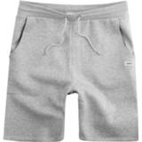 👉 Sweat short grijs mannen l lichtgrijs gemêleerd Produkt - Basic Shorts Korte broek 5713729844910