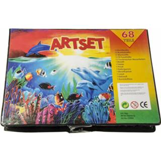 👉 Rood zwart Lg-imports Kleurset Dolfijnen 68-delig 8719817434022