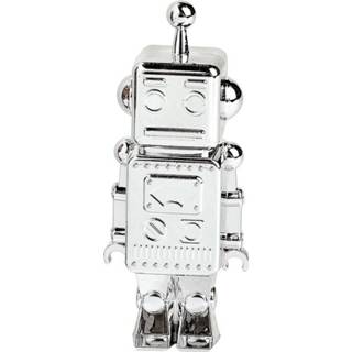 👉 Balpen zilver zilverkleurig Moses Robot 8 Cm 4033477261144