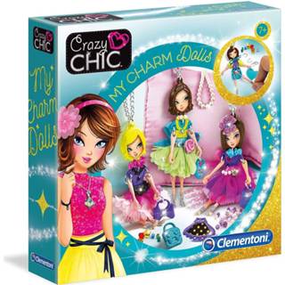 👉 Knutselset multikleur meisjes Clementoni Crazy Chic My Charm Dolls 8005125152223