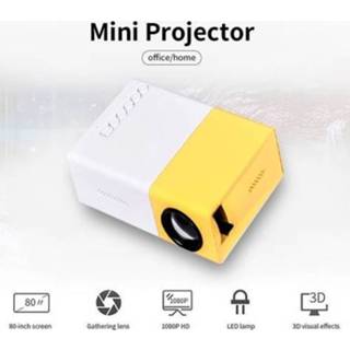 👉 Projector YG300 LED Home Office Mini Portable 1080P Full HD with Remote Control UK Plug