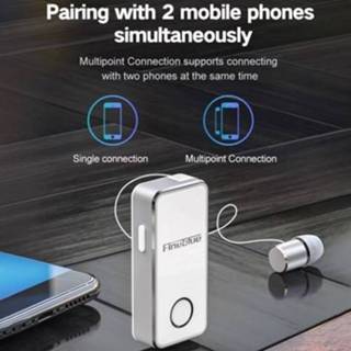 👉 Earphone Fineblue F2 Pro Wireless Bluetooth 5.0 Vibrating Alert Wear Clip Headphone Hands-Free with Mic for Smartphone Music Headset