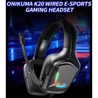 👉 Headset ONIKUMA K20 Head-mounted Wired RGB E-sports Gaming