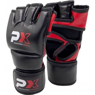 👉 Glove zwart PU PX Pro Tech MMA Gloves, zwart, 4250788437321