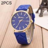 👉 Sofa blauw active 2 stuks casual eenvoudige lederen quartz paar horloge (blauw)