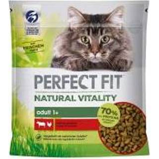 👉 Droogvoer kat 6x650g Perfect Fit Natural Vitality Adult 1+ Rund en Kip Katten 4008429136061
