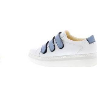 Leer damesschoenen vrouwen wit Tape 40313