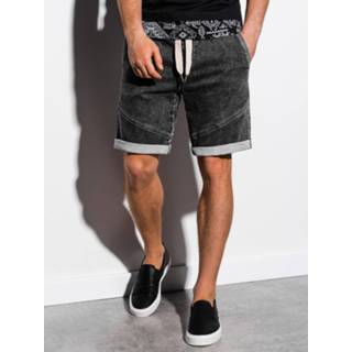 👉 Heren jean polyester l mannen male zwart Ombre jeans short - w219 7434635665601 7434626033013 7434629174140