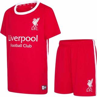 👉 Voetbaltenue polyester voetbaltenues liverpool rood kinderen Thuis Eigen Naam 2021-2022 - Kids