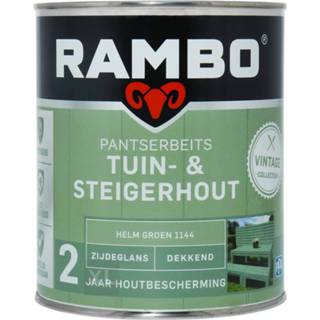 👉 Steiger hout active groen Rambo Pantserbeits Tuin- & Steigerhout - Helm 1144 8716242880554