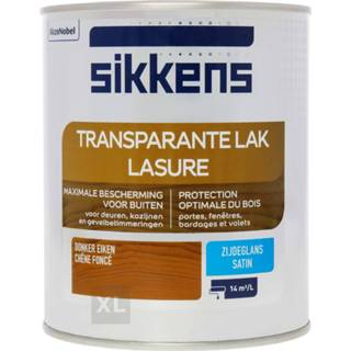 👉 Eiken lak active transparante Sikkens Zijdeglans 750 ml - Donker 8711113125352