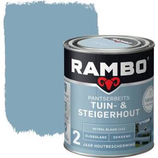 👉 Steiger hout active blauw Rambo Pantserbeits Tuin- & Steigerhout - Petrol 1142 8716242880530