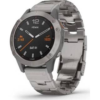 👉 Smartwatch titanium Garmin Fenix 6 Sapphire 47 mm titanium, multisport 010-02158-23 6098050416807