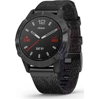 👉 Smartwatch zwart Garmin Fenix 6 Sapphire 47 mm marl black, multisport smartwatch, 010-02158-17 6098050187431