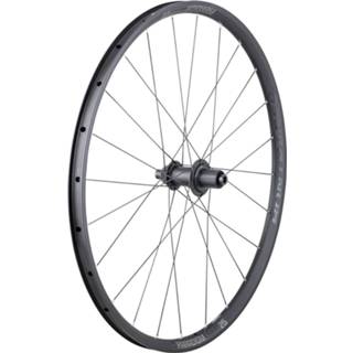 👉 Achterwiel zwart active Bontrager Paradigm Comp 25 TLR Disc Road Wheel Black Inbouwbreedte (achternaaf) 148 mm 601842490112