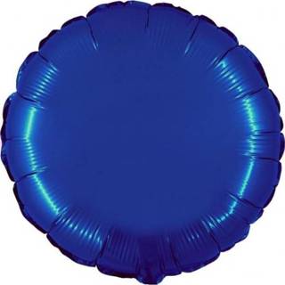 👉 Folieballon blauw folie rond metaal active 46 cm - 8019081035773
