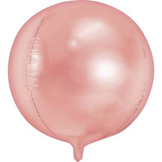 👉 Folieballon bal (40cm) - Baby Roze