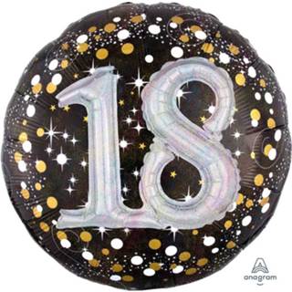 👉 Folieballon folie active Multi Sparkling Birthday 18