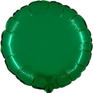 👉 Folieballon Rond 46 cm - Groen