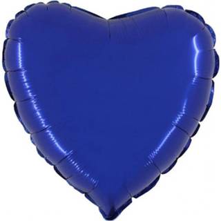 Folieballon Hart 46 cm - Saphire