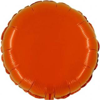 👉 Folieballon oranje folie rond metaal active 46 cm - 8019081022841