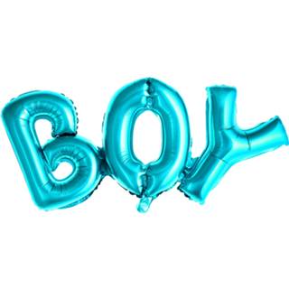 👉 Folie letters metaal active jongens Script Boy blauw 67 cm x 29 5902230776234