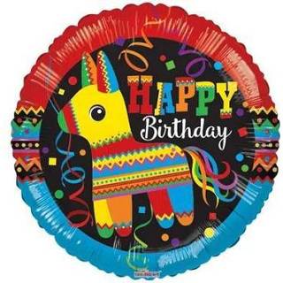 👉 Folieballon folie rond active verjaardag pinata (45 cm)
