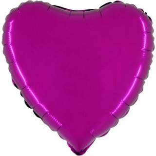 Folieballon Hart 46 cm - Violet