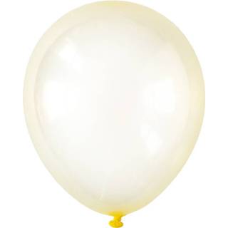 👉 Latex ballonnen clear 12 cm 100st. - Geel