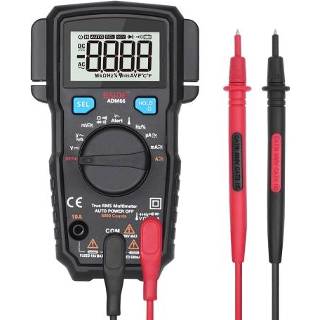 👉 Condensator active BSIDE ADM66 Handheld Huishouden 6000 Count AC / DC Stroom Spanning Automatische Bereik Multimeter met LCD Backlight&Kaartsleuf Functie